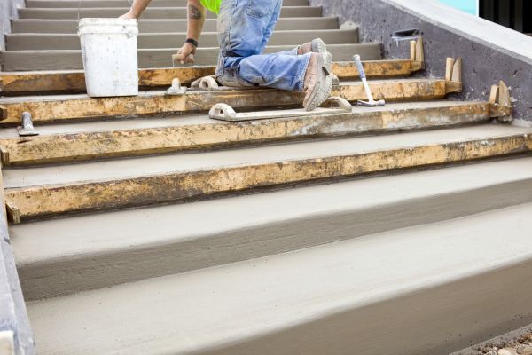 Concrete Steps Pouring in Winston Salem