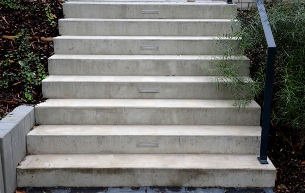 Poured Step Installation in Winston Salem
