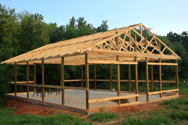 Barn Pad Installation in Winston Salem