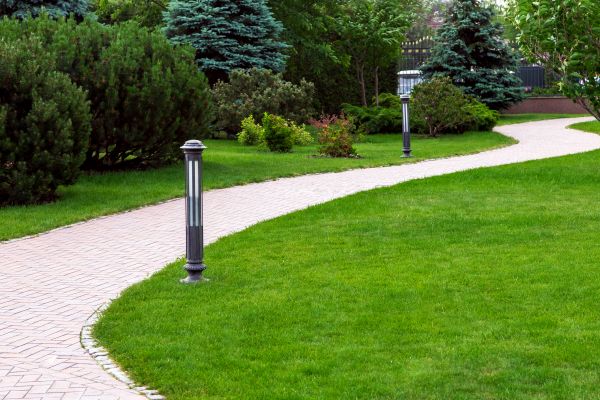 Backyard Sidewalk Installation in Winston Salem